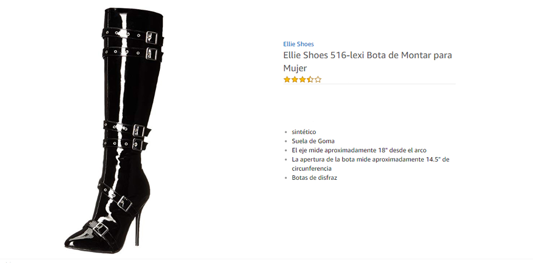 Ellie Shoes 516 Lexi  Botas para Mujer Negro