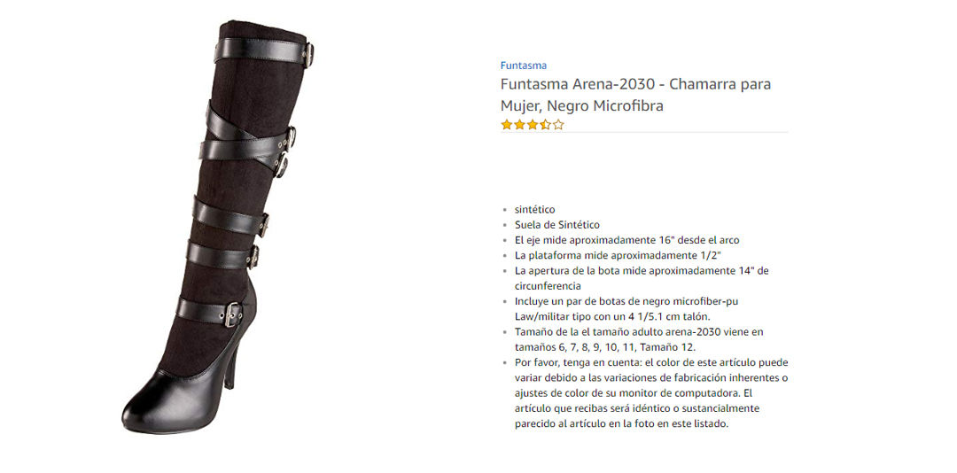 Funtasma Arena 2030  Chamarra para Mujer Negro Microfibra